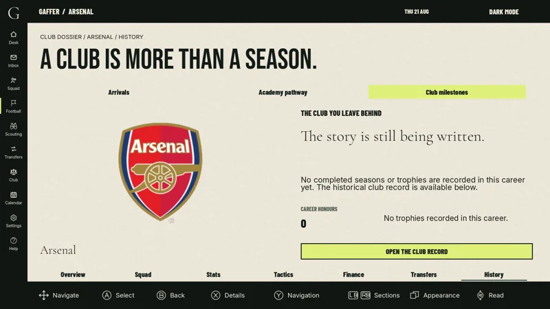 Your club story