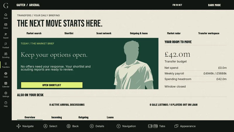 Transfers & deals